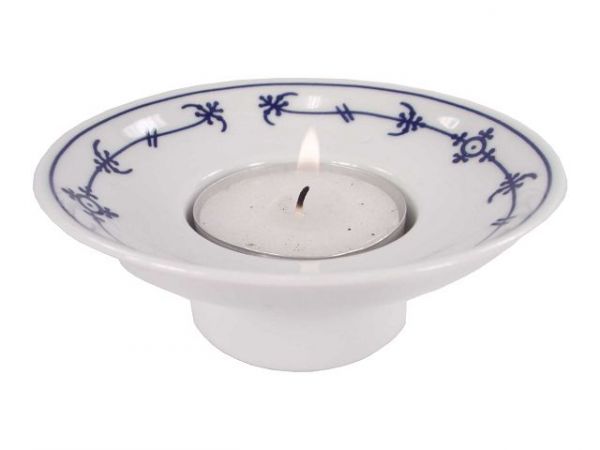 Teelichthalter Winterling indischblau indisch blau